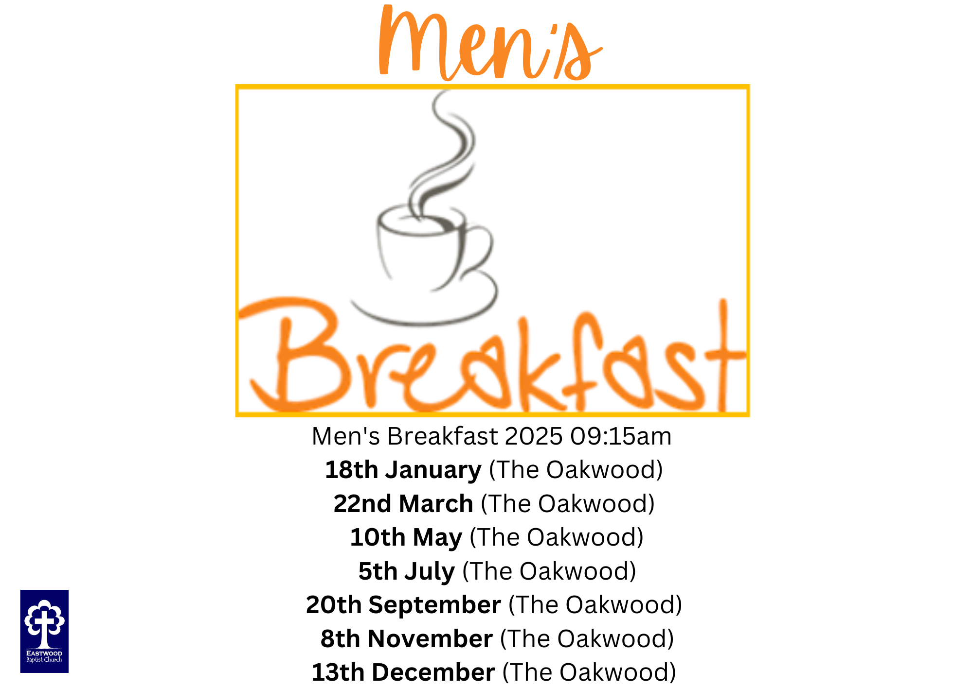 Mens Breakfast 2025