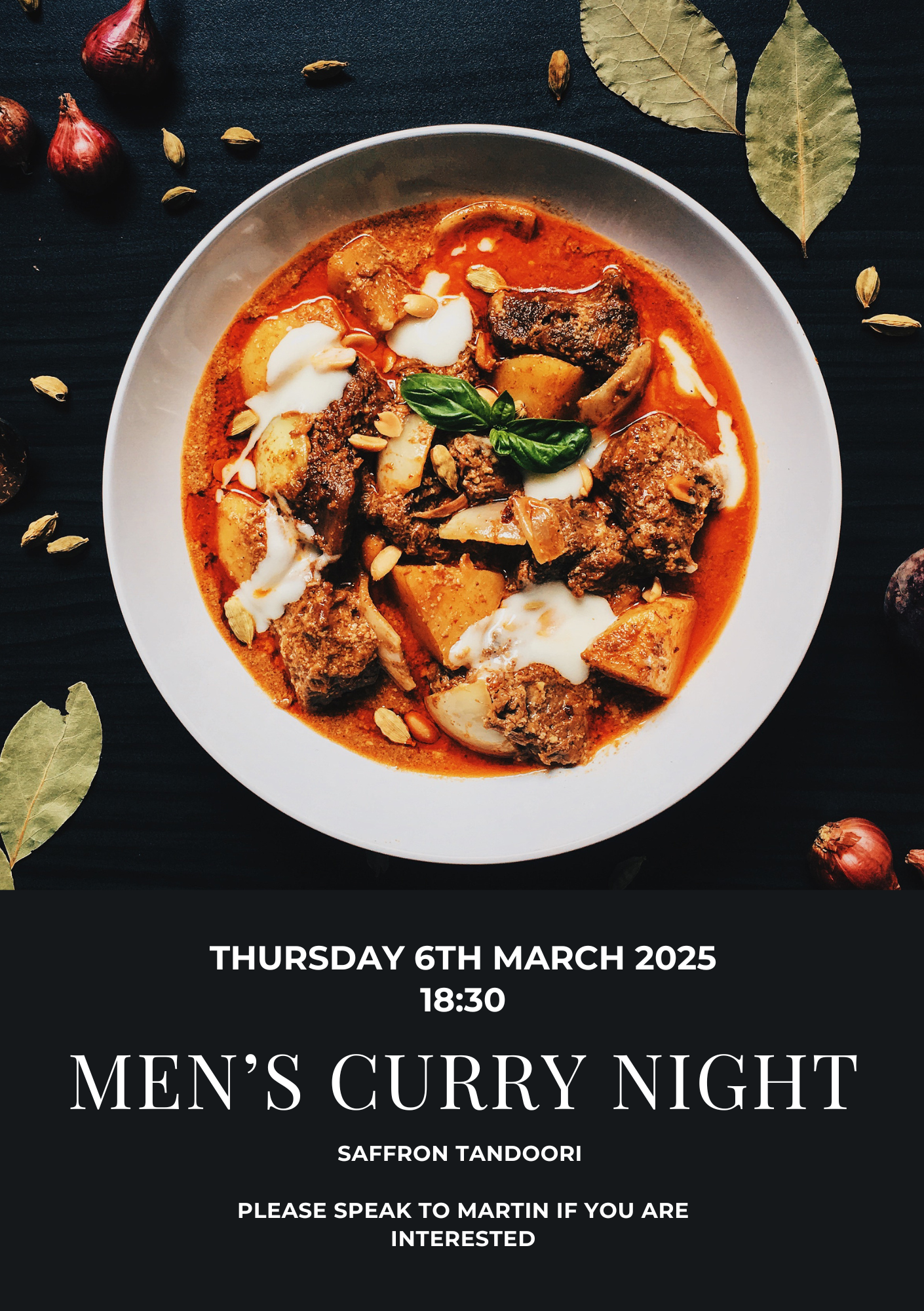 Mens Curry Night 2025